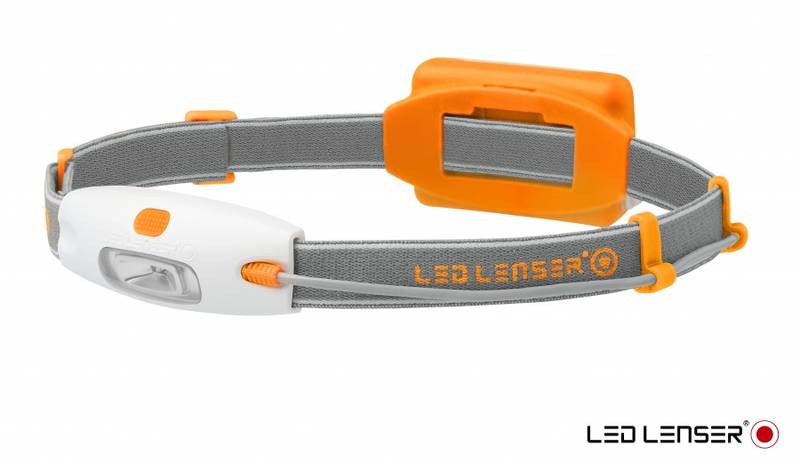 Ledlenser NEO hodelykt med trykk av logo