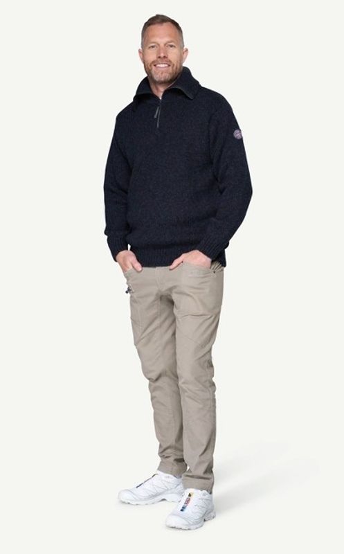 Devold Nansen Wool Zip-neck ullgenser